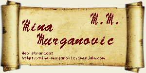 Mina Murganović vizit kartica